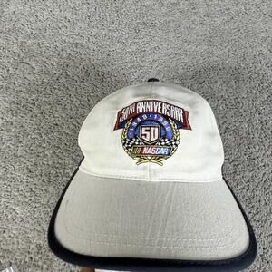 Vintage NASCAR Racing 50th Anniversary Hat Strap Back Mens One Size Cap Chase